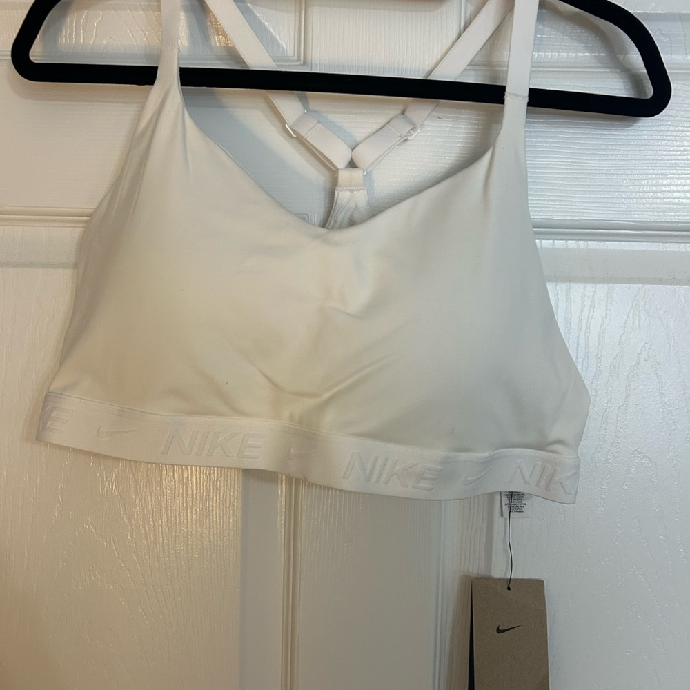 Nike Women's White Sports Bra